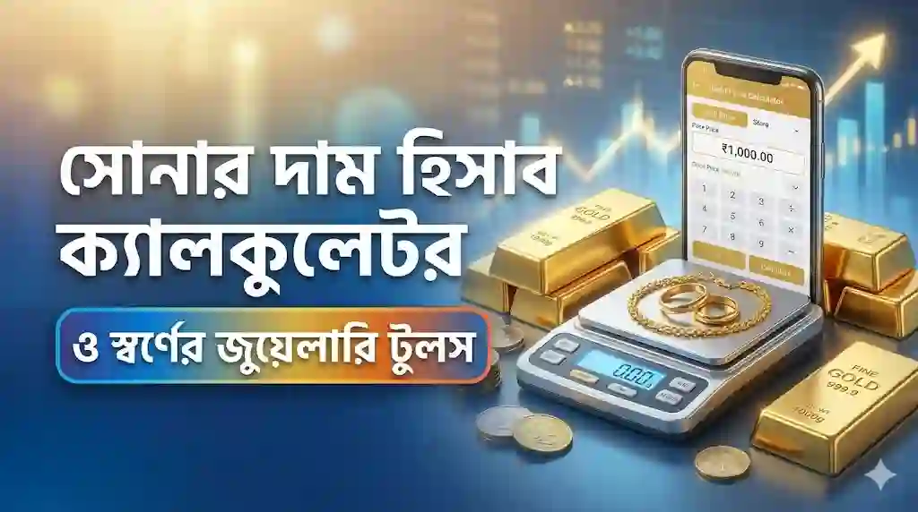 সোনার দাম হিসাব ক্যালকুলেটর ও স্বর্ণের জুয়েলারি টুলস