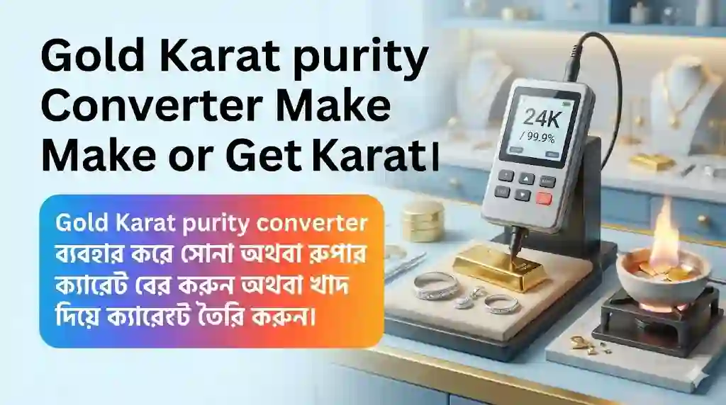 Gold Karat purity Converter Make or Get Karat