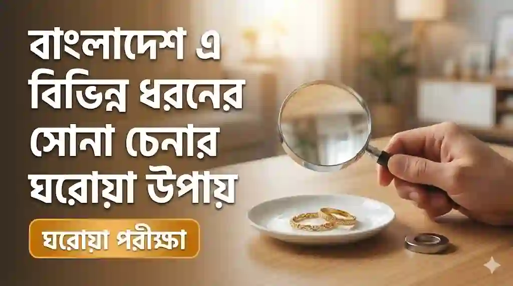 বাংলাদেশ এ বিভিন্ন ধরনের সোনা চেনার ঘরোয়া উপায়